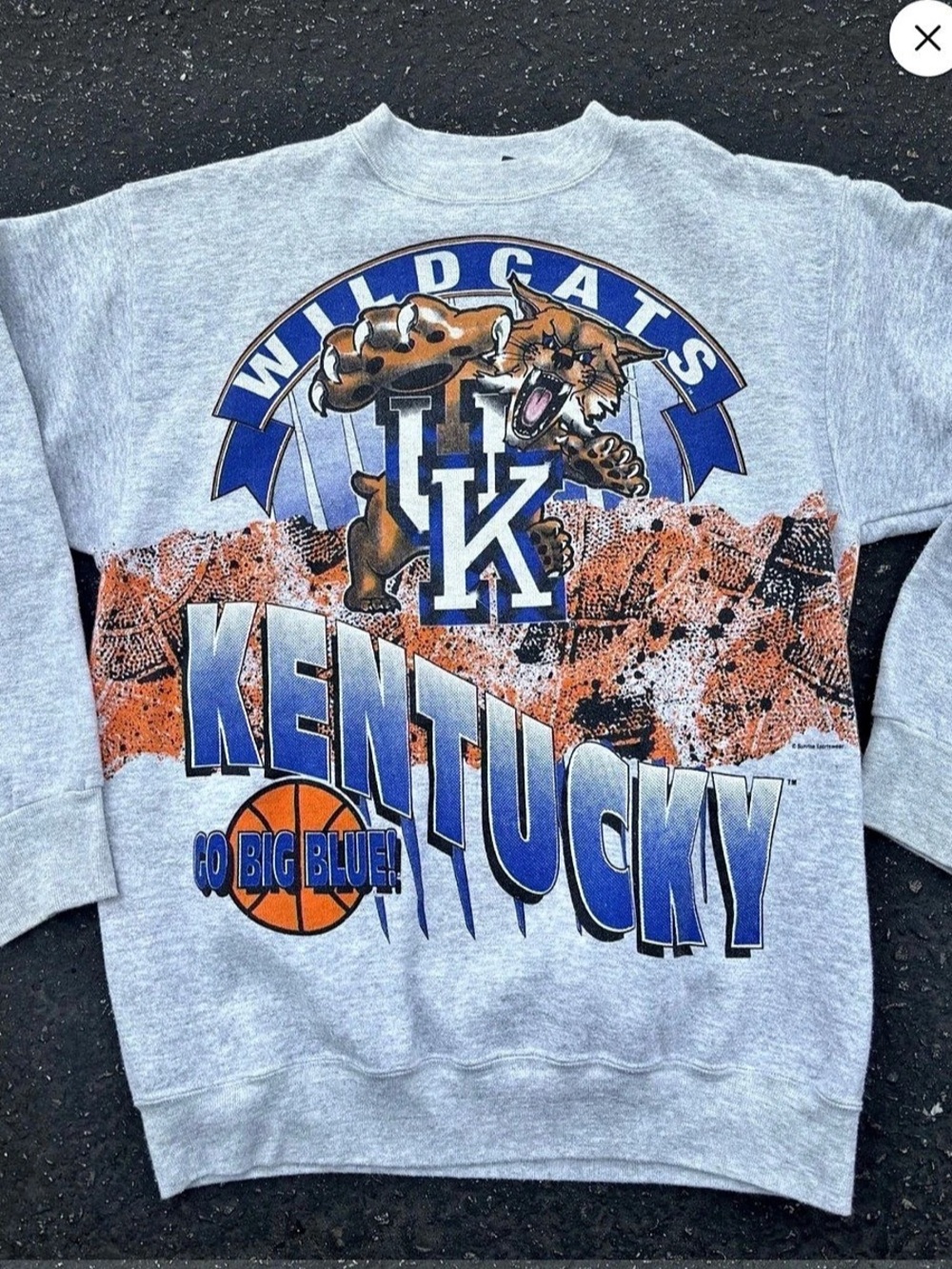 Kentucky Wildcats Graphic Sweatshirt Gray